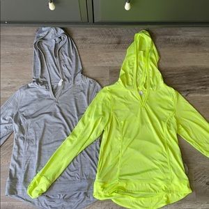 2 Danskin Now hoodies